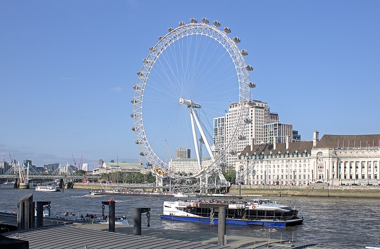 The London Eye and the Thames